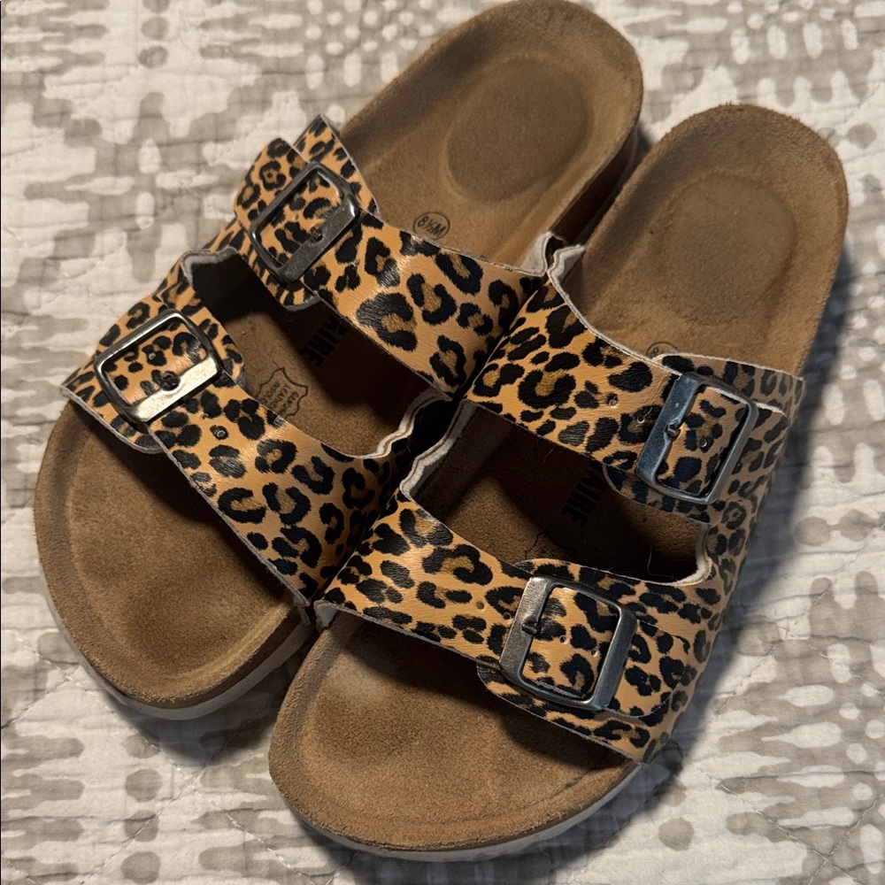 Leopard Print Sandals